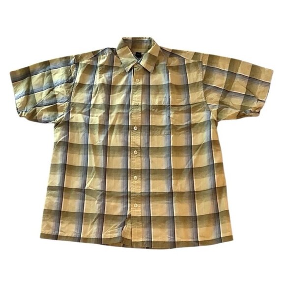 Tommy Bahama Short Sleeve Plaid Button Up Shirt Men's Size S 100% Tencel - Picture 1 of 7